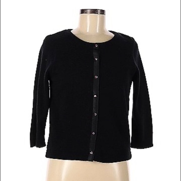 Free People Sweaters - Free people black button up cardigan small